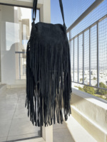 Nouveauté Sac à main bandoulière pour femme Sac à main en daim à franges Sacs en cuir Offre Spéciale doux et élégants pour femme