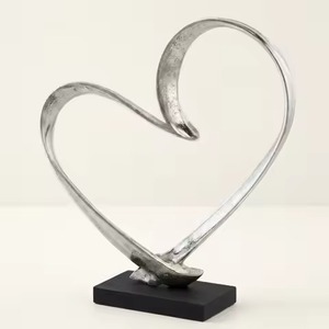 Sculptures en métal de décoration moderne, statues contemporaines pour salon, bureau, hall d'hôtel, jardin, décoration de la maison - Product Image 3