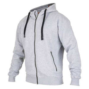 Sudadera con capucha y cremallera para hombre, de invierno, extragrande, de algodón orgánico 100%, 500 g/m², con estampado personalizado. - Product Image 2