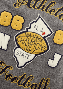 Chaqueta Varsity Personalizada de Primera Calidad con Logotipo Bordado, Mangas de Cuero, Chaqueta Varsity de Lana con Letras, Chaqueta de Béisbol para Hombre - Product Image 4