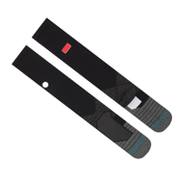 Chaussettes courtes confortables et douces pour hommes 2026 – Respirantes, en Spandex/Polyester, couleurs unies personnalisables, logo tricoté – Idéales pour le quotidien, le bureau, la maison et le sport