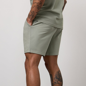 Shorts de sport d'été pour hommes en tissu éponge de coton, shorts de course personnalisés, shorts décontractés pour hommes - Product Image 2
