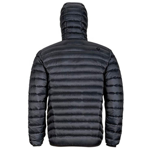 Blouson matelassé à capuche noir pour homme Marmot 2026, coupe droite, fermeture éclair frontale, couleur unie, décontracté, hiver – Meilleures ventes - Product Image 2
