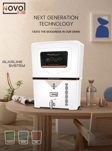 NOVO DIGI WHITE Système de purification d'eau RO UV UF Cuivre Zinc Technologie Alcaline TDS Purificateur d'eau 100% en plastique de qualité alimentaire - Product Image 4