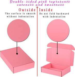 Caja de Regalo de Cartón Corrugado Rosa Personalizada con Grabado y Laminado Mate para Empaque de Crema Facial - Product Image 6