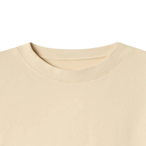 T-shirt surdimensionné 100 % coton épais, coupe ample, imprimé lettres personnalisées, style streetwear pour homme, OEM – Meilleures ventes - Product Image 4