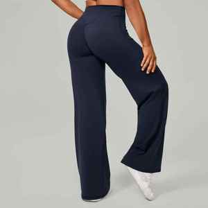 Women's <b>Flare</b> Yoga <b>Leggings</b> High Waist Gym Workout Pants Private Label Activewear Manufacturer - Product Image 2