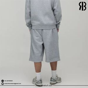 Pantalones Cortos Bermuda de Algodón Negro Sólido para Hombre, de Alta Calidad, Personalizados, con Cintura Elástica, Casuales, Transpirables, con Bolsillos, de Tiro Medio - Product Image 2