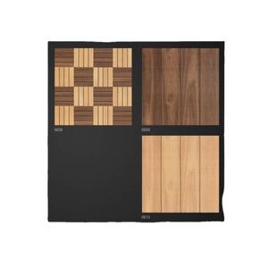 Baldosas decorativas de madera con textura de tira de cerámica 40x40cm - Product Image 1