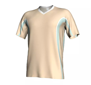 เสื้อฟุตบอลรุ่นใหม่ล่าสุดปี 2025 ราคาโรงงานถูก ดีไซน์ทันสมัย สีสันตามสั่ง ผลิตจากโพลีเอสเตอร์ 100% เป็นมิตรต่อสิ่งแวดล้อม ระบายอากาศได้ดี - Product Image 1