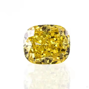 Diamante amarillo intenso de fantasía, cultivado en laboratorio, suelto, VS2, corte premium, diamante CVD certificado, fantasía vívida. - Product Image 1