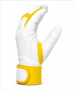 Custom Logo Baseball Batting Gloves Professional Leather Short Cuff Flexible Fit Padded Palm Training <b>Game</b> Gloves Adult Youth - Product Image 3