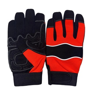 Bulk Quantity Non-Slip Synthetic Leather Work Safety <b>Gloves</b> Custom Best Quality Mechanic <b>Gloves</b> for Sale High Quality - Product Image 1