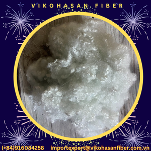 เส้นใยโพลีเอสเตอร์ 7D ไวท์ โฮโลว์ คอนจูเกต ซิลิโคนไนซ์ PSF GRS สำหรับเบาะเฟอร์นิเจอร์นุ่ม ของเล่น และหมอน - Product Image 2