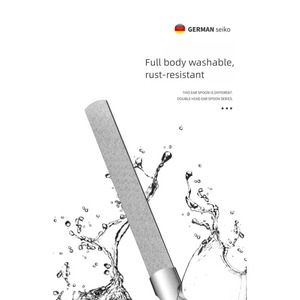 Lima de Uñas Desechable de Acero Inoxidable, Doble Cara, Grano 100, 9 cm, Punta Curva y Puntiaguda, Mango Ergonómico, Herramienta para el Cuidado de las Uñas - Product Image 2
