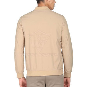 Chaqueta Clásica para Hombre, Estilo Bomber, Cierre Fácil con Cremallera, Material Suave, Atuendo Sencillo y Moderno para la Calle y Uso Diario - Product Image 2