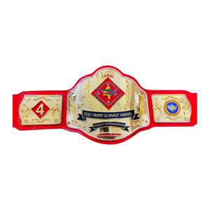 Cinturón de Campeonato Personalizado del Premio Harry Schmidt 2022, Cinturón de Título Personalizable para Logros - Product Image 1