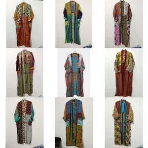 Robe de nuit douce très vendue, kimono long en soie fait main pour femme, robes personnalisées pour mariée et demoiselle d'honneur, été automne - Product Image 1