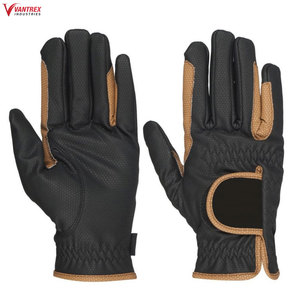 Gants d'équitation en cuir de chèvre 100% véritable, parmi les plus vendus, personnalisés, à doigts complets, haute performance, pour hommes - Product Image 2