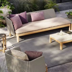 Modern Minimalist Linen Fabric <b>Sofa</b> Set Cushion Removable Cushions Solid <b>Wood</b> <b>Frame</b> Convertible Foam for Apartments OEM - Product Image 3