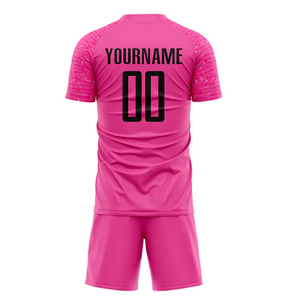 Purple Color High Quality 100% Polyester Breathable Anti-bacterial Unisex Custom Made Football Shirts Soccer Jersey Team - Product Image 3