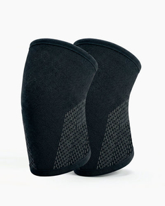Genouillère tricotée de compression respirante unisexe universelle à enfiler pour toutes les saisons - Product Image 1