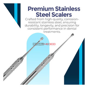 Juego de Sondas y Raspadores Dentales Profesionales y Versátiles de Acero Inoxidable Premium, Antideslizantes y Equilibrados para Procedimientos Odontológicos - Product Image 6
