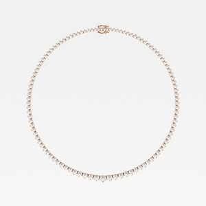 Collar de tenis Riviera con diamantes cultivados en laboratorio de 17 quilates, elegante y brillante, joyería de moda, cadena de tenis de lujo - Product Image 1