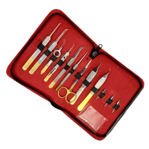 Juego de Instrumentos Profesionales de Alta Calidad Reutilizables para Trasplante Capilar de Metal Med Corporation - 0.8mm/0.9mm/1.0mm Alemán - Product Image 2