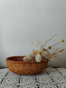 Panier ovale en bambou fait main, panier de rangement tressé naturel, plateau organisateur rustique pour la maison, la cuisine, la décoration de ferme, vente en gros - Product Image 2