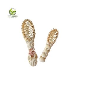 Peineta de Conchas Hecha a Mano con Perlas Naturales, Accesorio para el Cabello para Bodas en la Playa, Regalo Decorativo Costero de Sirena, OEM - Product Image 6