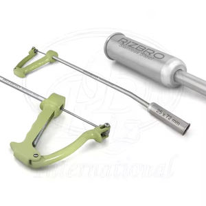 Applicateur de bolus de calcium courbé pour bovins, taille 25x72mm, longueur 24 pouces, corps en acier inoxydable, poignée en plastique, réutilisable, pistolet de distribution - Product Image 2