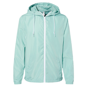 Chaqueta acolchada negra con capucha y cuello alto para hombre, impermeable, informal, para primavera, con logo frontal, corte regular - Product Image 6