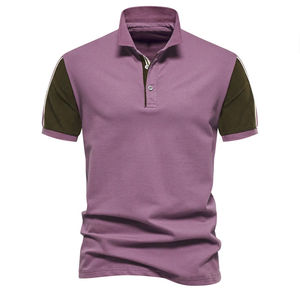 High Quality Custom Blank Embroidery Knitted 100% Cotton Slim Fit Men for Shirts Turn Down Collar <b>Zip</b> <b>up</b> Pique - Product Image 4