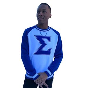 Sudadera de Fraternidad Griega Phi Beta Sigma para Hombre, Cuello Redondo, Tejido Premium, Ajuste Cómodo, Ropa Casual - Product Image 1
