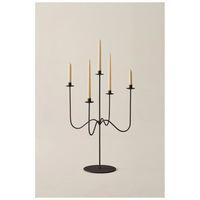 Porte-bougie en métal haut de gamme résistant à la chaleur, personnalisable, avec un design ajouré élégant pour la décoration de tables d'hôtel et de mariage