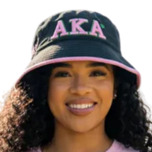Chapeau Bob Brodé Noir, Rose et Vert avec Design en Maille Respirante et Ajustable, Chapeau de Soleil d'Extérieur Tendance pour Femme - Product Image 6