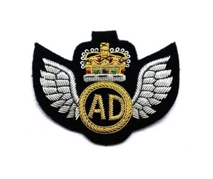 Pakistan Factory Wholesale High Quality <b>Sew</b>-On Embroidered Badges Hand Embroidered Bullion Wire Badges Low Price Fabric Badges - Product Image 3