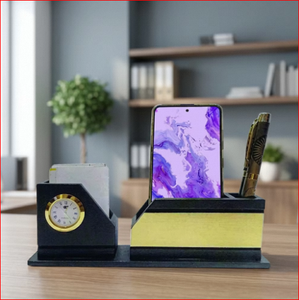Custom Logo Desktop Organizer Pen Holder Card Holder Desk Display <b>Gift</b> Box for <b>Office</b> Corporate gifting - Product Image 6
