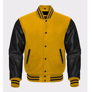 Veste de sport de luxe pour homme en laine et cuir, veste de style universitaire haut de gamme, vêtements personnalisés OEM ODM, marque de vêtements à étiquette privée - Product Image 3