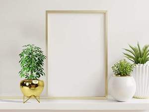 Support de pot de fleurs en métal doré pour décoration intérieure moderne, sculpté à la main, écologique, élégant, pour plantes et fleurs de jardin - Product Image 2