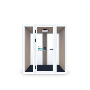 Cabines Acoustiques Duo HIPOD pour Bureau – Poste de Travail Privé Intérieur pour Appels Téléphoniques – Améliore l'Isolation Sonore du Bureau - Product Image 2