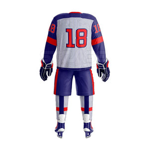 Uniforme de Hockey sobre Hielo de Poliéster Transpirable y Elegante, Corte Atlético para Hombres y Clubes/Escuelas/Actividades de Equipo para Adultos - Product Image 3