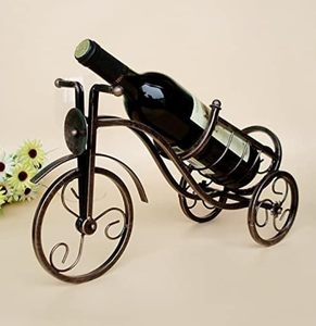 Soporte de Metal Antiguo para Copas de Vino, Capacidad para 5-9 Copas, Mueble Decorativo para el Hogar - Product Image 1