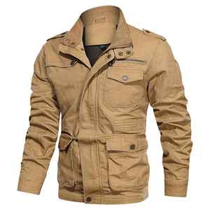 Custom Logo Canvas <b>Denim</b> <b>Jacket</b> for Men & Boys Casual Breathable Windproof Eco-Friendly Winter Streetwear <b>with</b> Button Front - Product Image 1