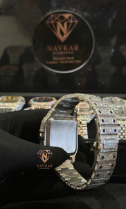 Best Quality Luxury Moissanite Diamond Watch Fully Iced Out Hip Hop <b>Wristwatch</b> for Men Fashion Jewelry Available For Sale - Product Image 2