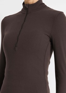 T-shirt de sport respirant à manches longues pour femme, idéal pour le yoga et la course à pied – Vente en gros - Product Image 3