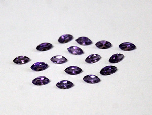 Pierres précieuses d'améthyste naturelle taille marquise, violettes, facettées, en vrac, pour la fabrication de bijoux, vente en gros, sur mesure, fabrication indienne - Product Image 5