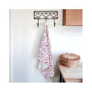 Essuie-tout de cuisine moderne et durable, nouvelle tendance, en coton botanique, 45x70cm, 220GSM, impression personnalisée, fabricant OEM - Product Image 5