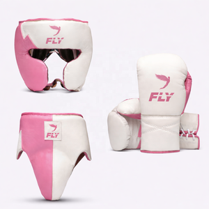 Nouvel ensemble de boxe et de sparring Fly Pro blanc et orange de haute qualité, modèle 2026, très vendu, avec lacets Super Loop - Product Image 5